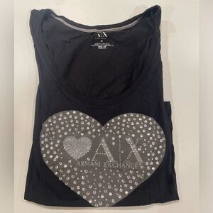 Armani Exchange black tshirt size medium